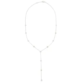 18K Diamond Lariat Y Necklace