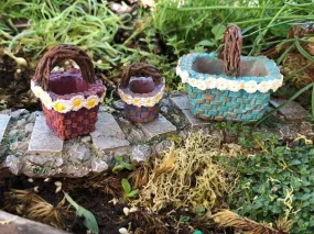 3 Piece Fairy Daisy Baskets