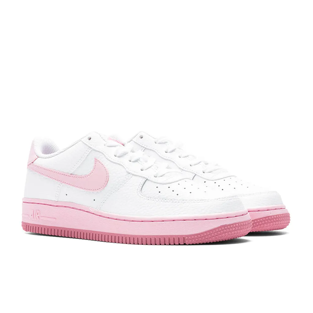 Air Force 1 (GS) - White/Pink Foam/Elemental Pink