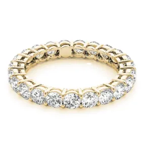 AMOUR 4.8 Carat Diamond Eternity Band in 14K/ 18K/ Platinum GIA Graded 25 pointer G Color SI1 Clarity By Mike Nekta SIZE 8 to 9