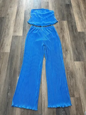 Blue Pants Set 2pc Fashion Nova, Size 1x