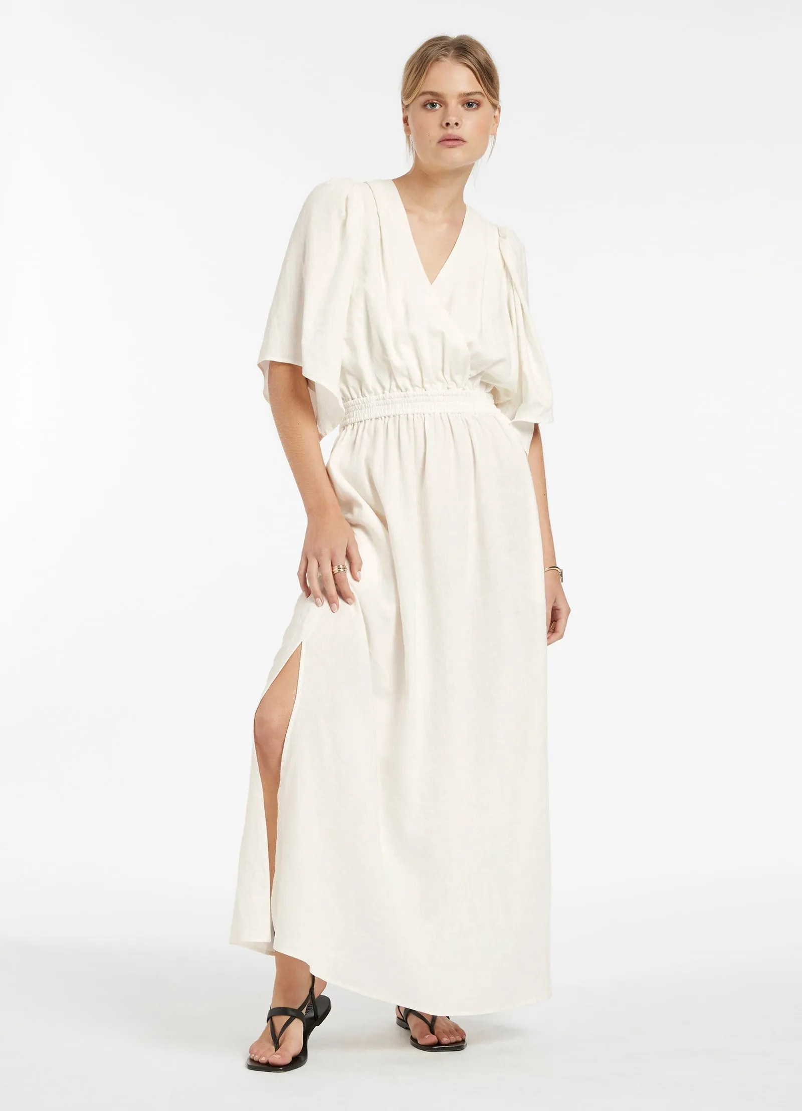 Bonita Full Sleeve Dress - Cream