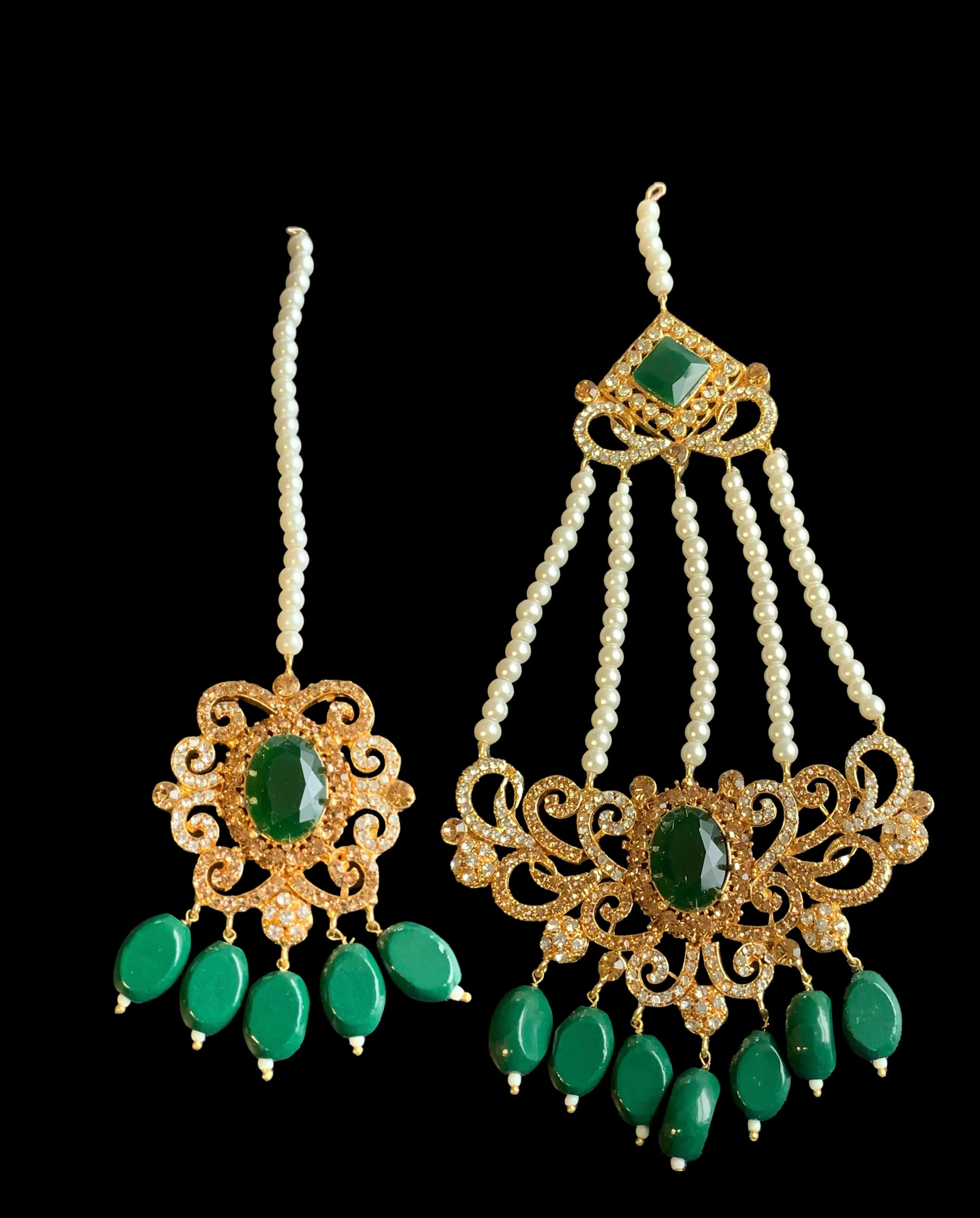 BR31 Sabeen bridal set in Zircon ( READY TO SHIP)