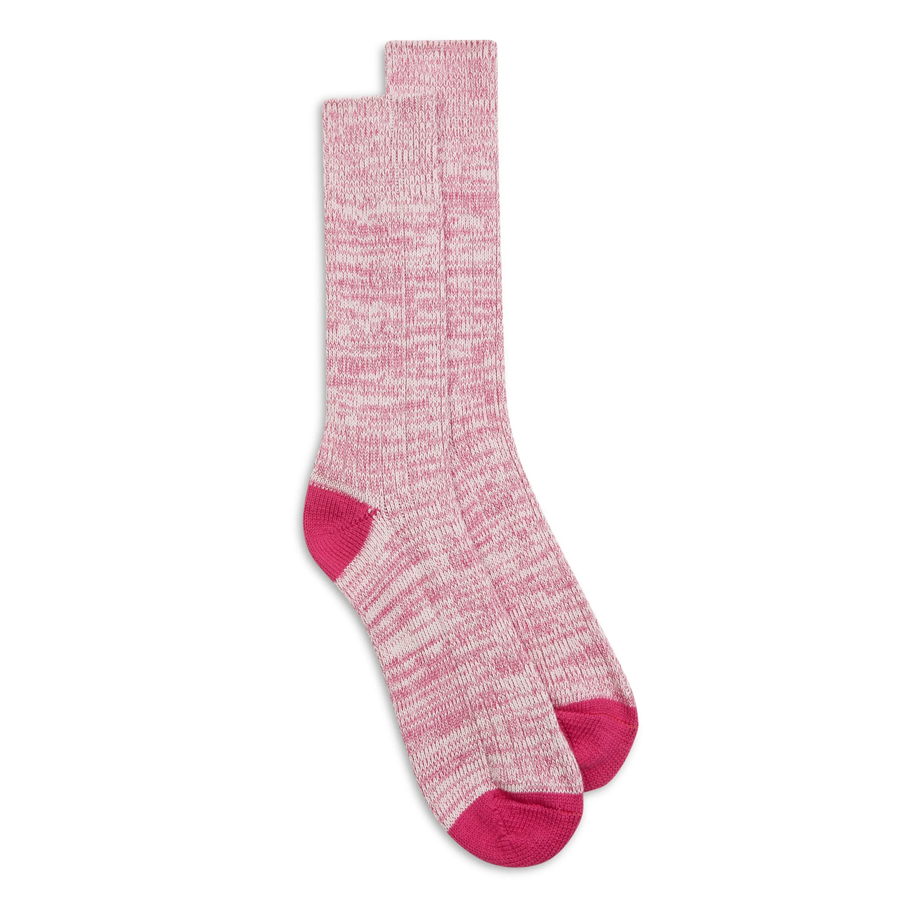 Burrows and Hare Knitted Socks - Pink