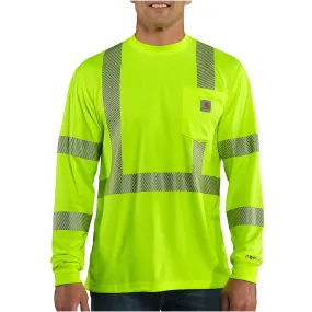 Carhartt Men's Force High-Visibility Long-Sleeve Class 3 T-Shirt