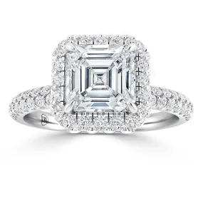 Claudia - Platinum - Asscher