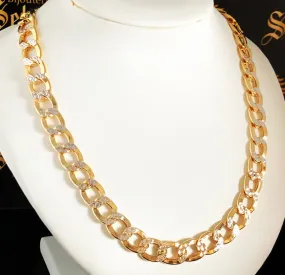 Diamond cut Gourmet chain