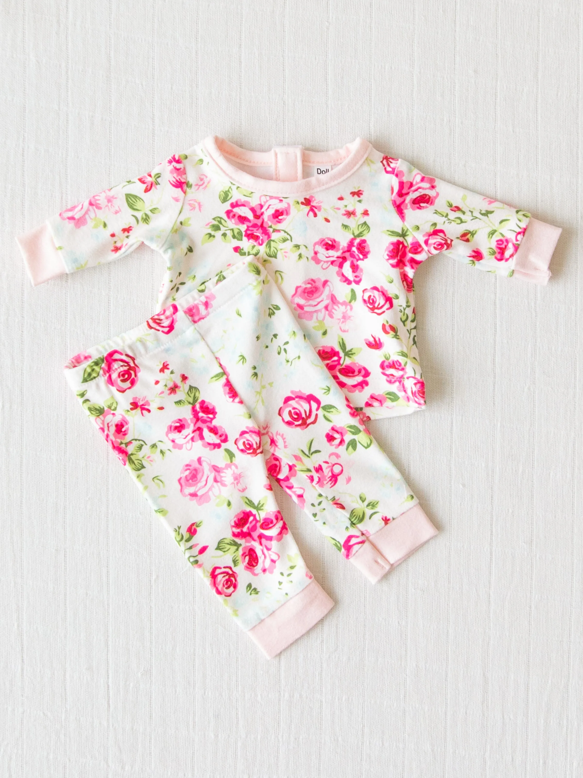 Doll Jogger Set - Budding Roses