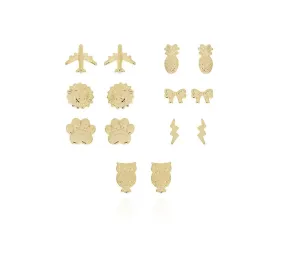 EARRINGS SET 7 PAIRS (N1)