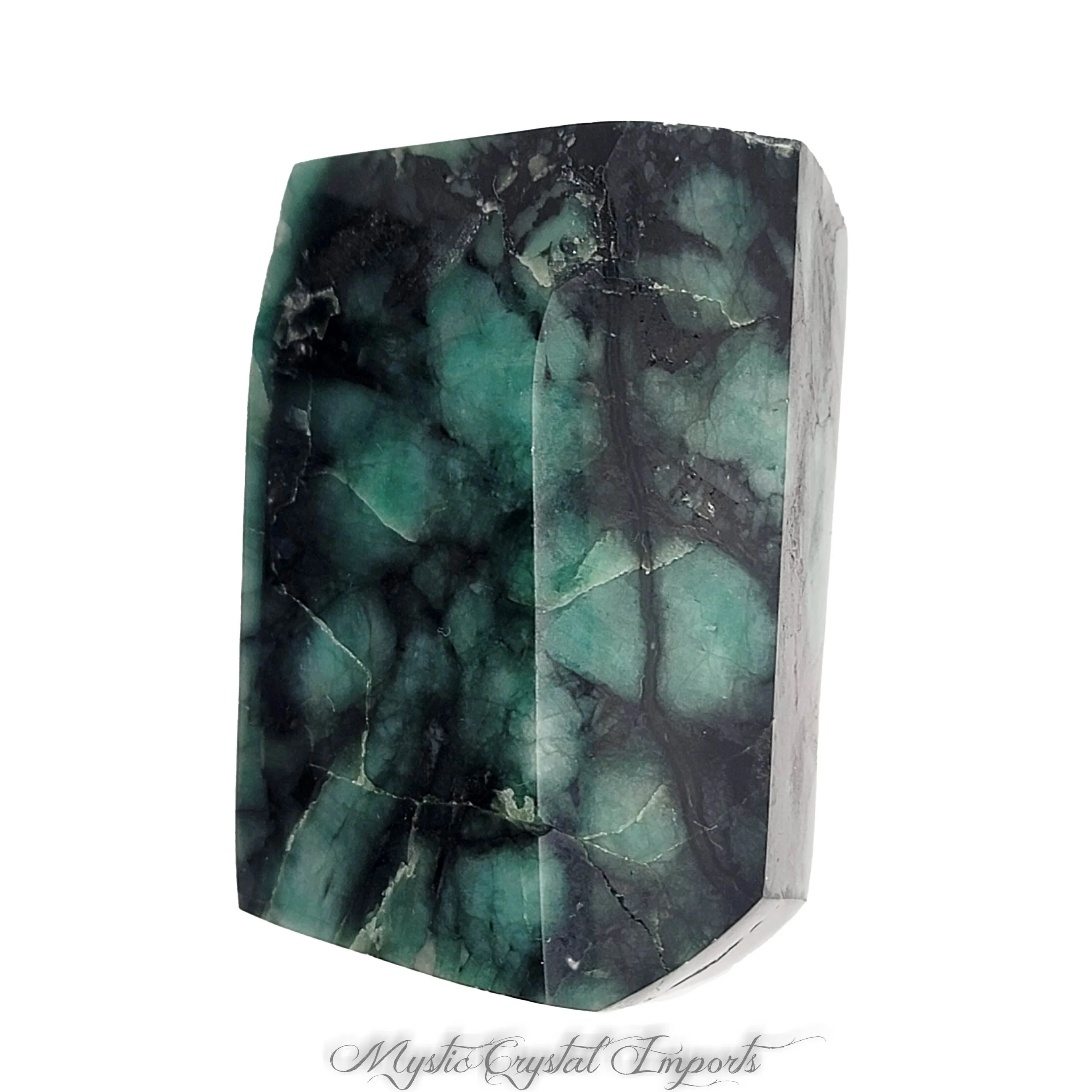 Emerald in Matrix - Polished Display Specimen - 2081 Carats