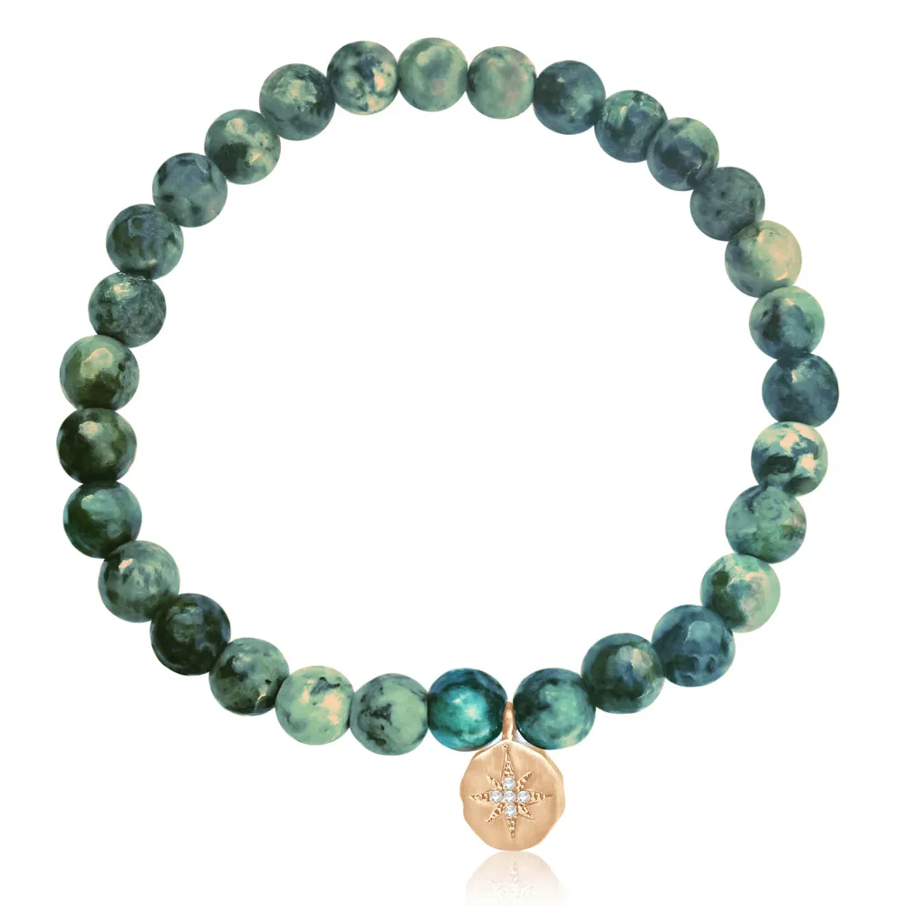 Enjoy the Journey African Turquoise Bracelet 3-piece Set