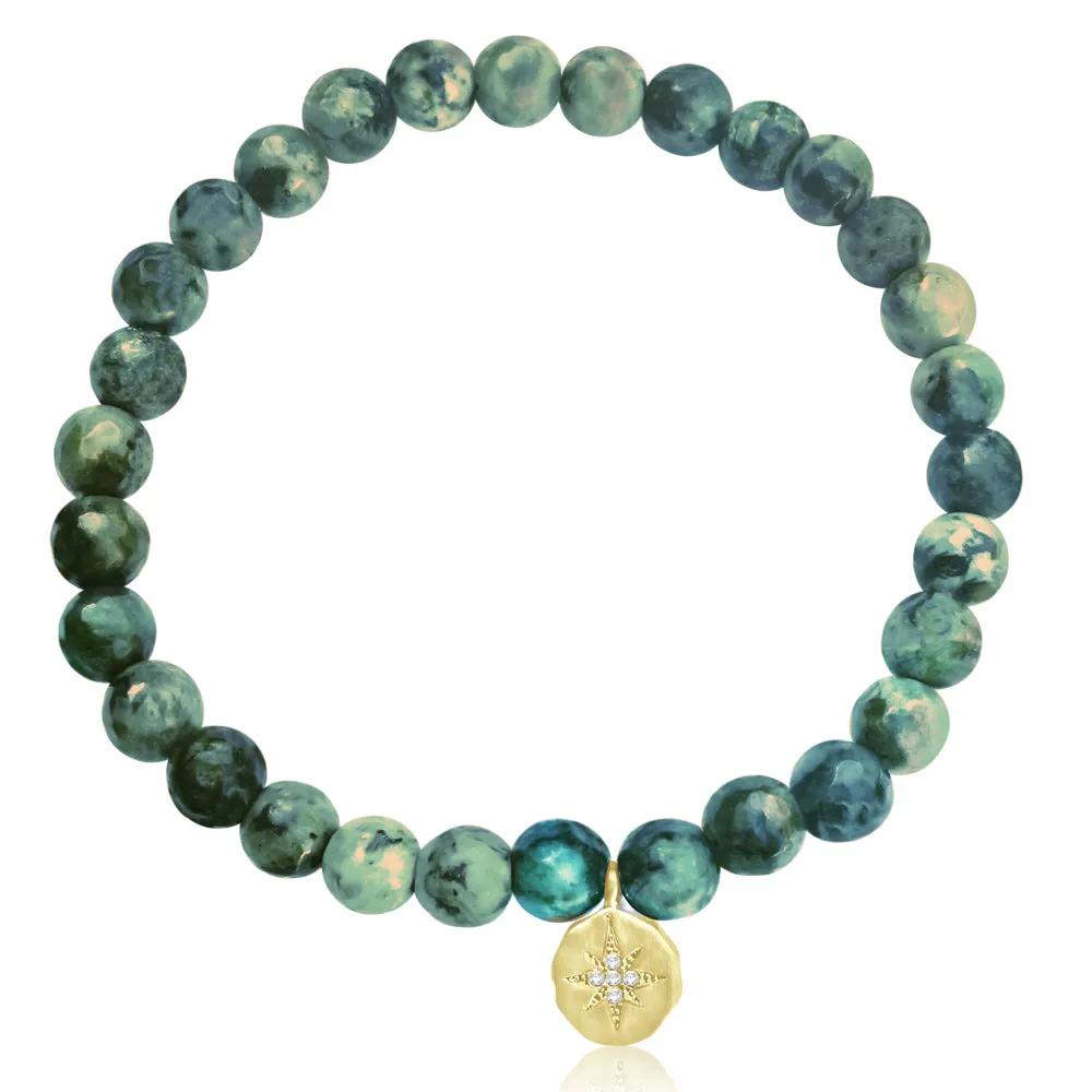 Enjoy the Journey African Turquoise Bracelet 3-piece Set