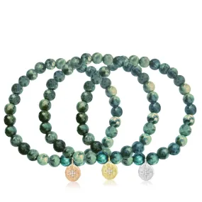 Enjoy the Journey African Turquoise Bracelet 3-piece Set