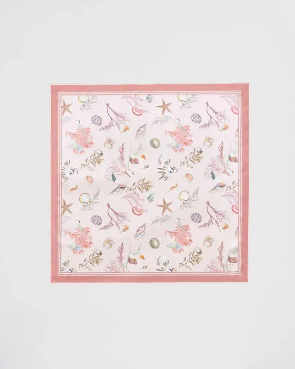 Fable - Whispering Sands Square Scarf - Lotus Pink