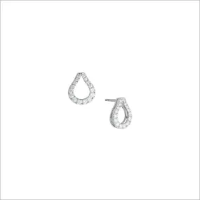 Fiamma 18K Gold & Diamond Stud Earrings