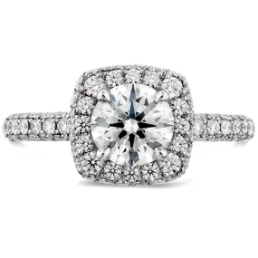 Hearts On Fire Euphoria Pave Diamond Engagement Ring