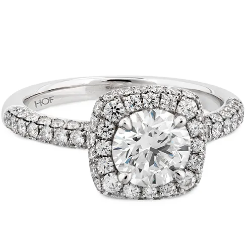 Hearts On Fire Euphoria Pave Diamond Engagement Ring