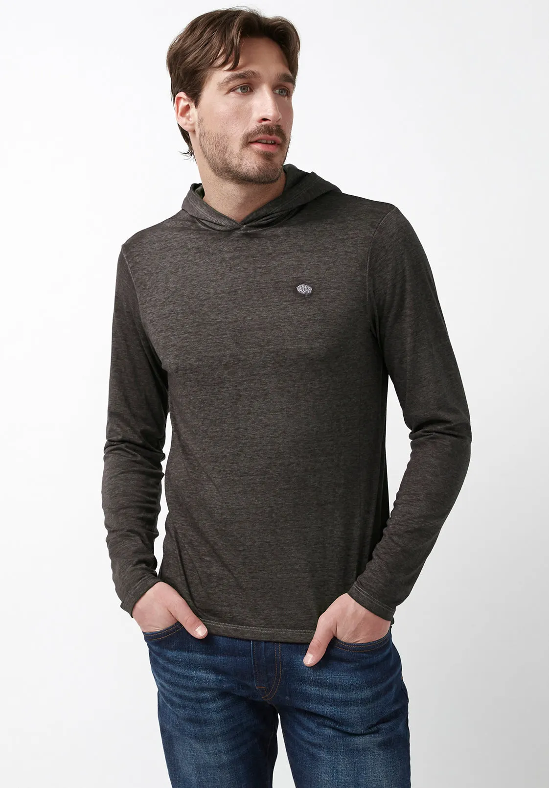 Kathim Men’s Long-Sleeve Top in Black - BM24051