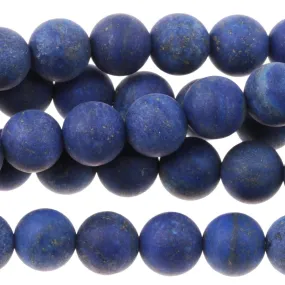 MATTE Lapis 8mm Round - 8-Inch