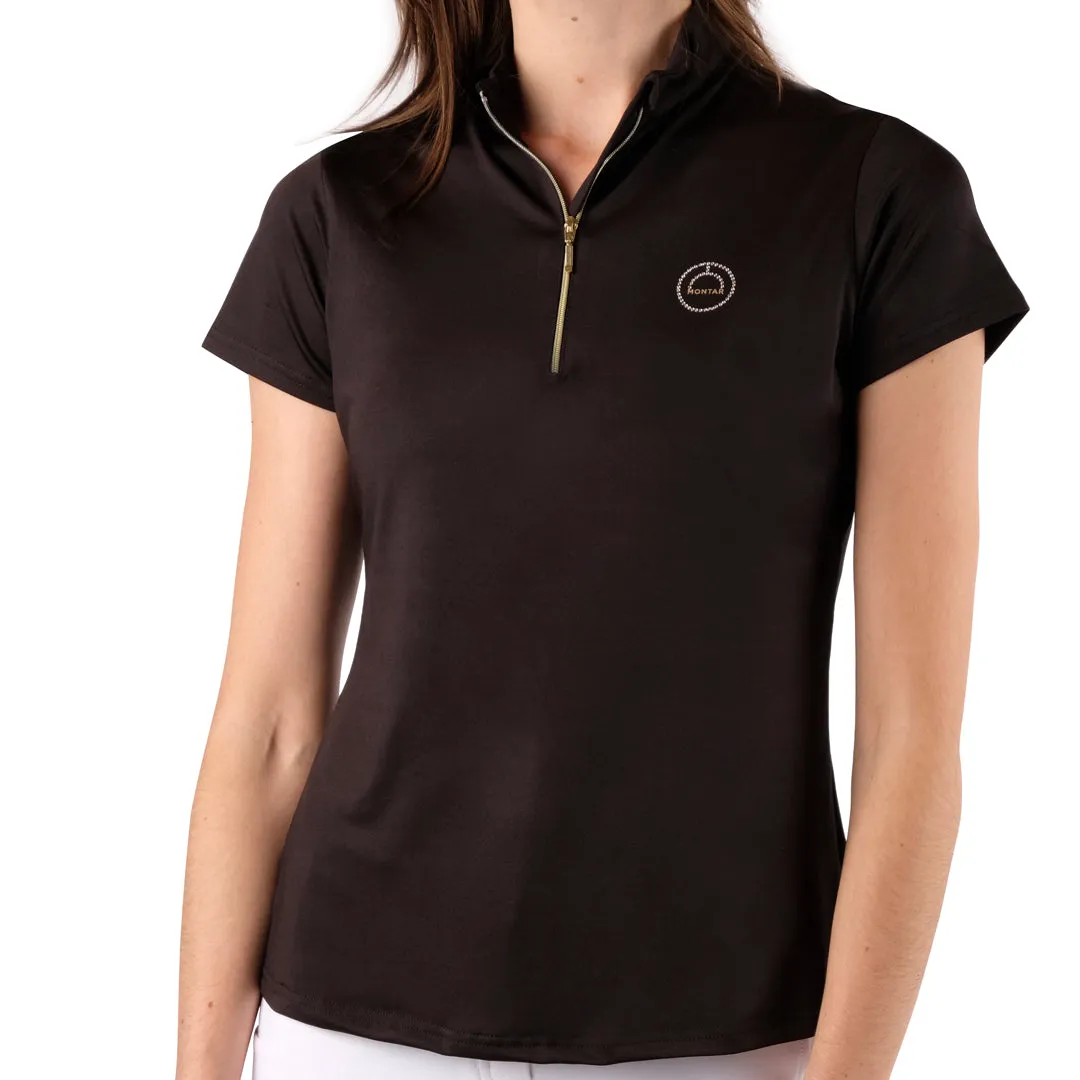 Montar Everly Gold Detail Short Sleeve Junior Baselayer