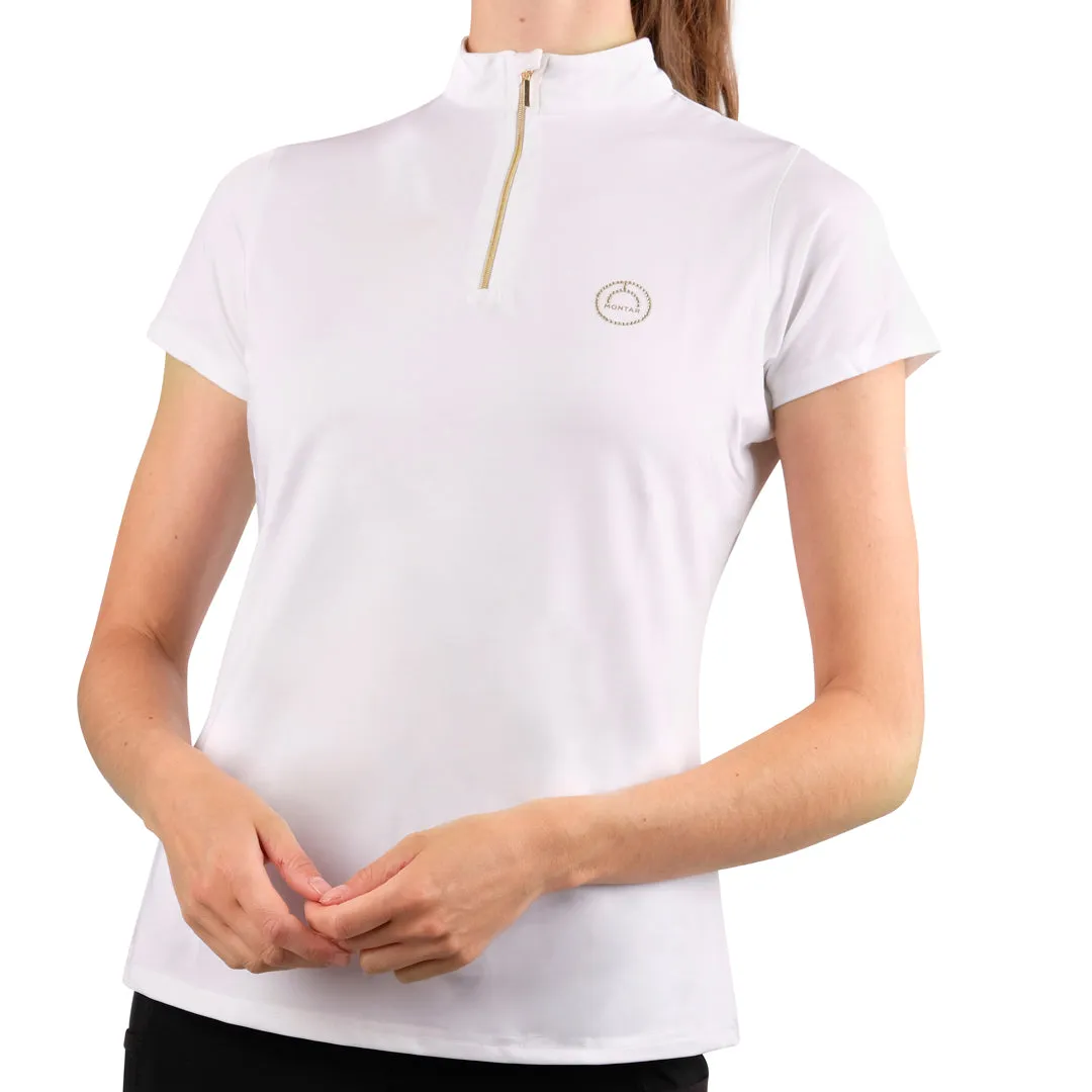 Montar Everly Gold Detail Short Sleeve Junior Baselayer