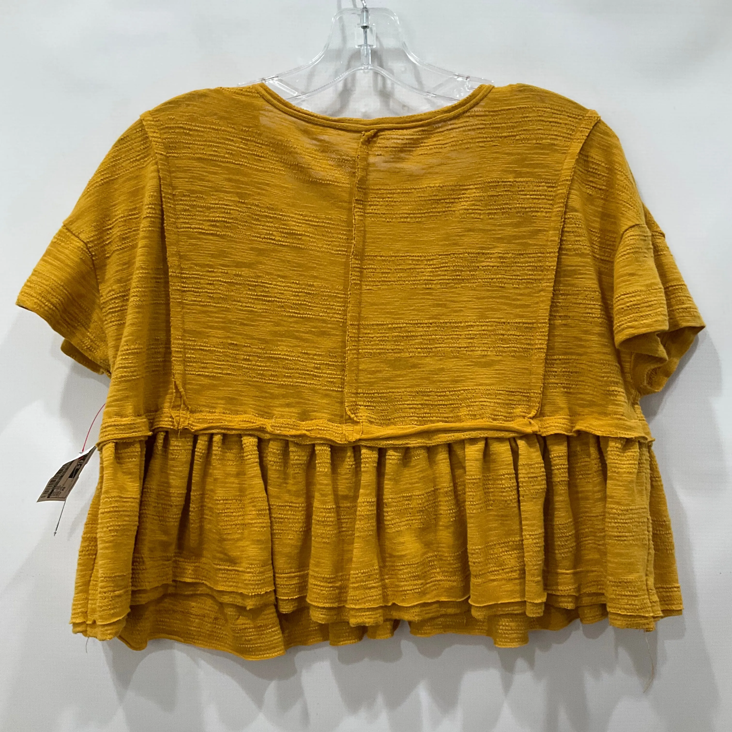 Mustard Top Short Sleeve NEW IN, Size Xs