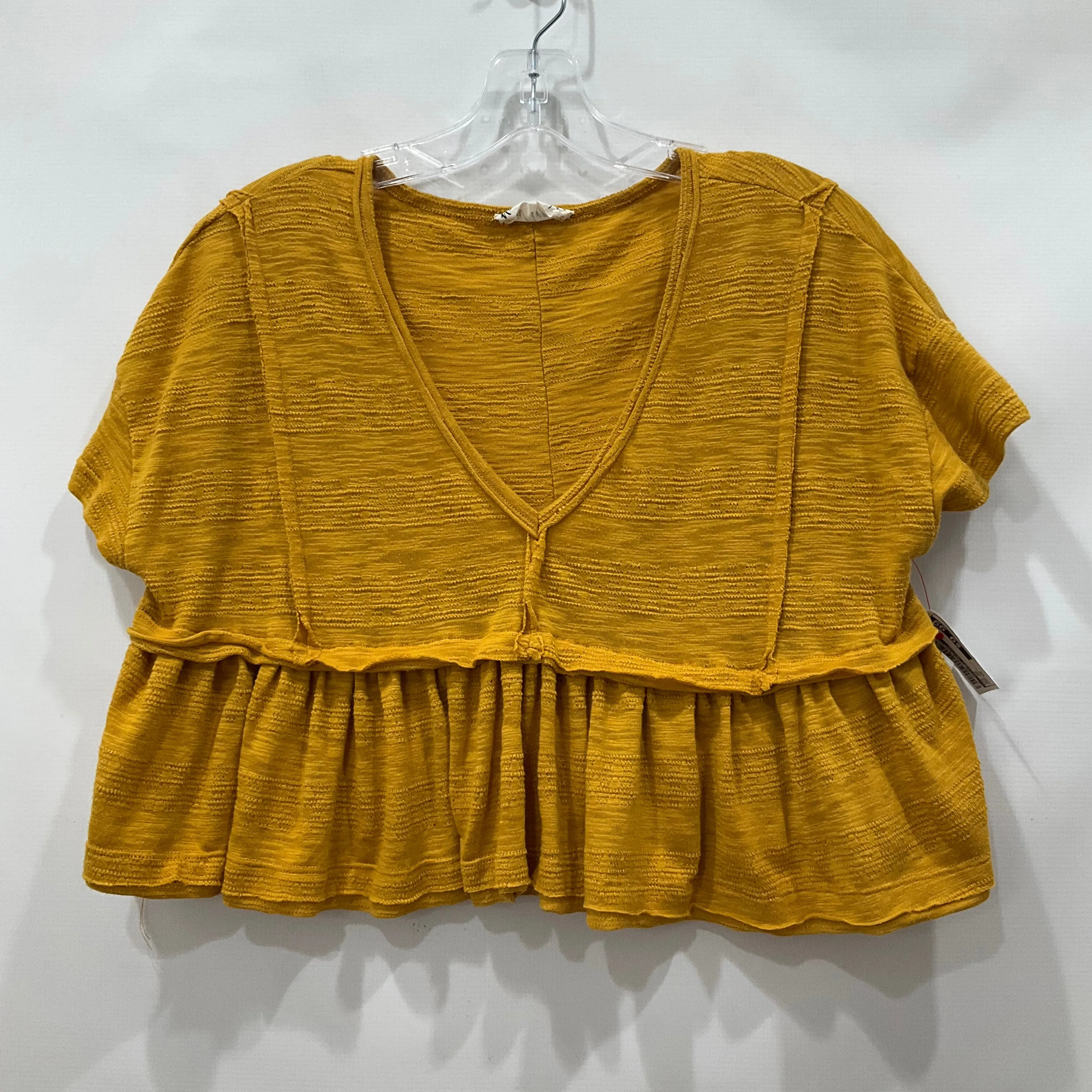 Mustard Top Short Sleeve NEW IN, Size Xs