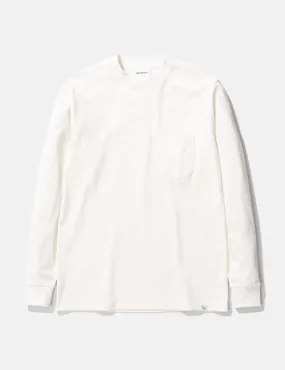 Norse Projects Johannes Pocket Long Sleeve T-Shirt - Ecru