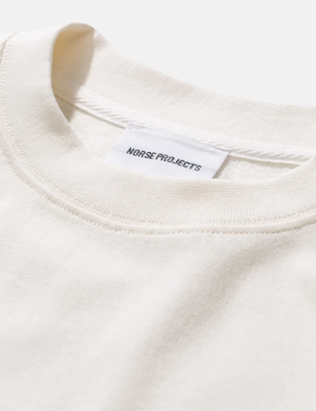 Norse Projects Johannes Pocket Long Sleeve T-Shirt - Ecru