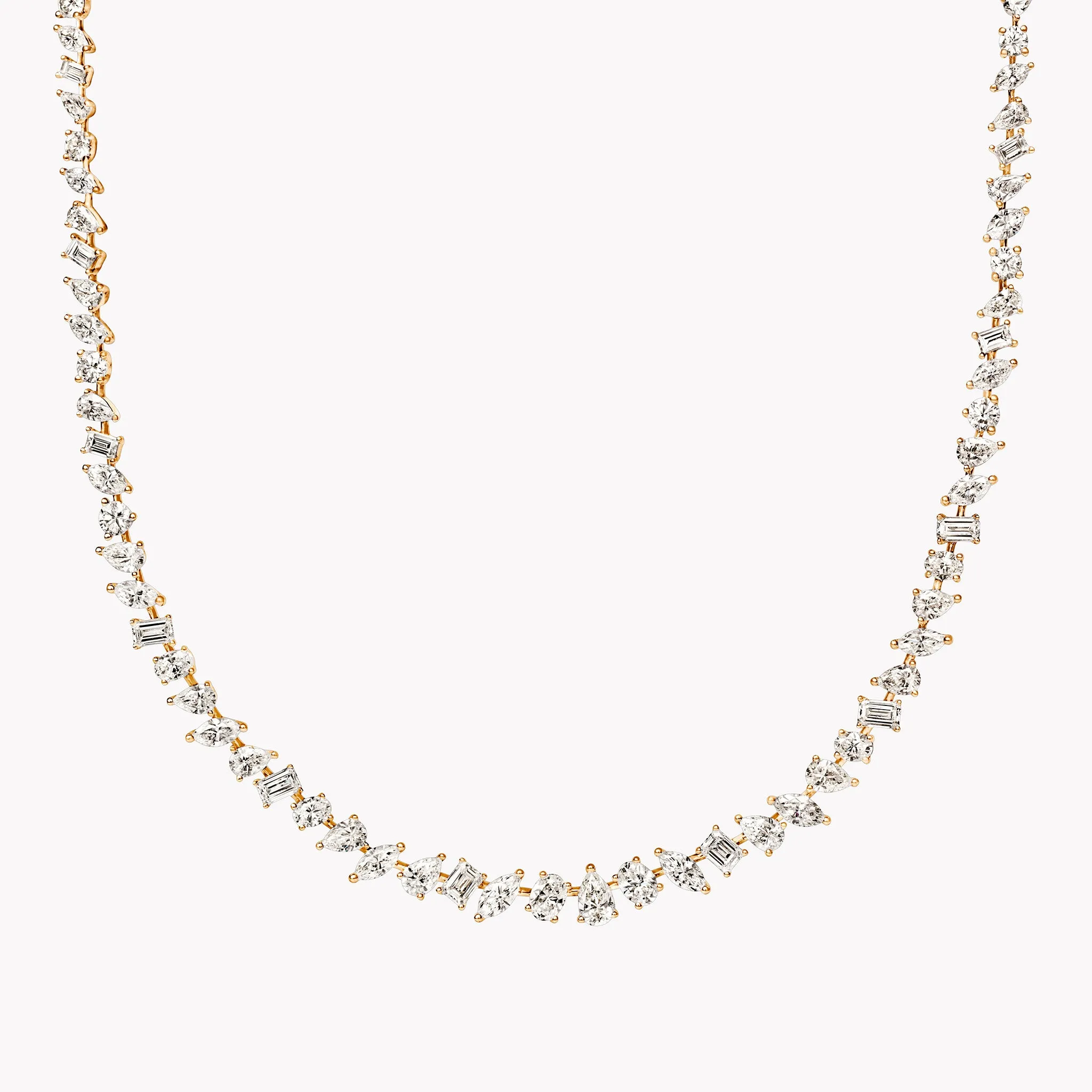 Small Multi-Shape Diamond Necklace