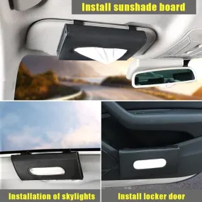 Sunshade tissue box