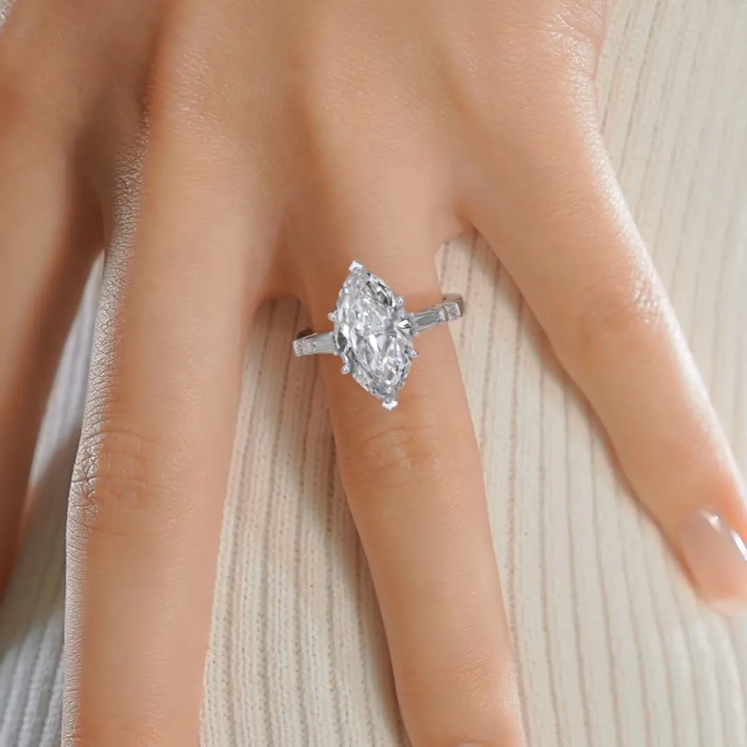 Tessa Lab Grown Diamond Ring -Platinum