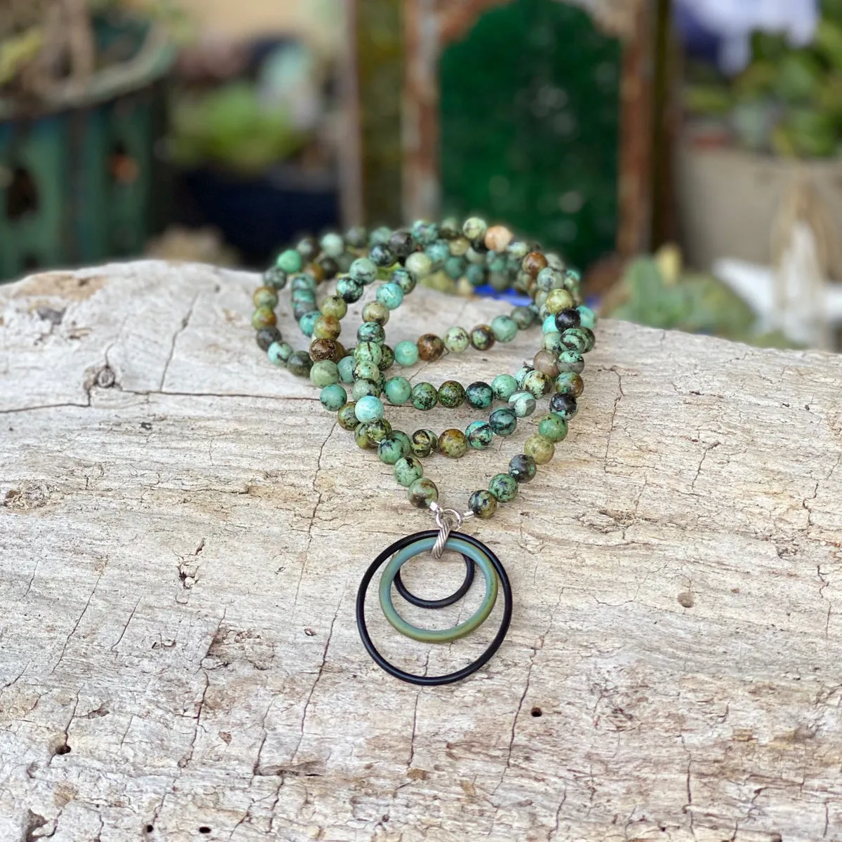 Zero Waste Ocean Themed Jewelry Set for Sustainable Living